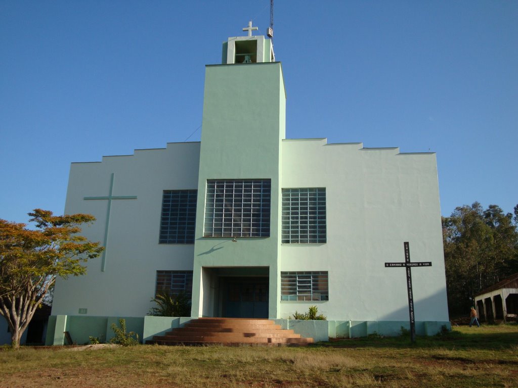 Igreja da Linha Laranjeira Municipio de Santo Cristo RS by Francisco Vier