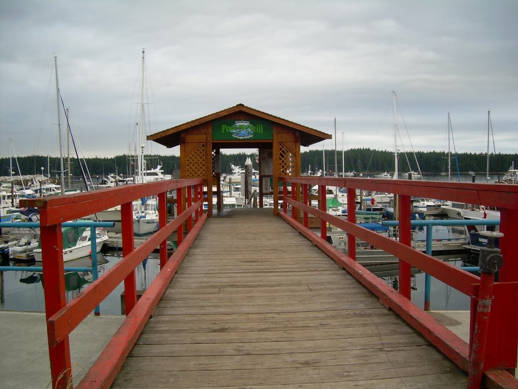 Moorage Dock at Port McNeill by Davey L