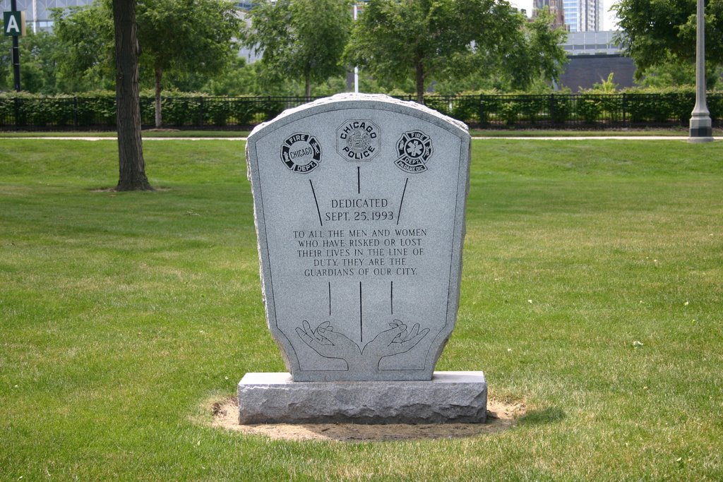 Chicago-Gedenktafel by Georg Engelmann