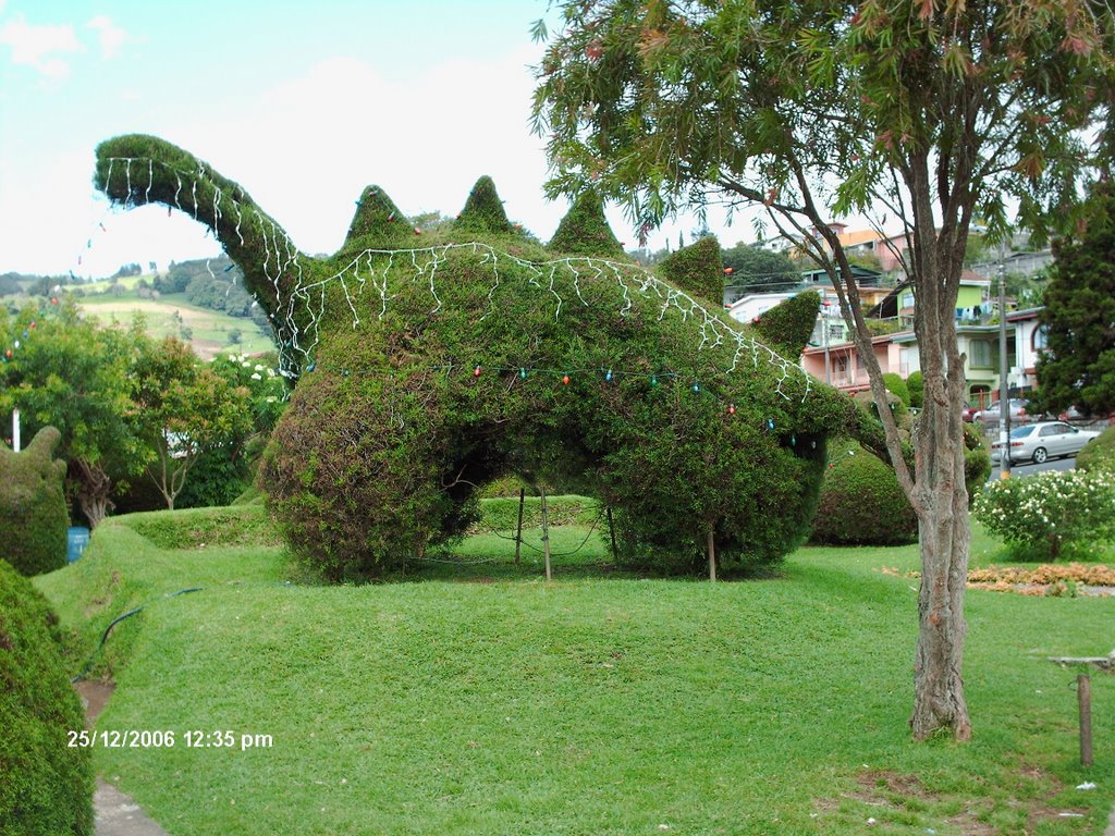 Dino en Zarcero by Sigifredo Fernández …