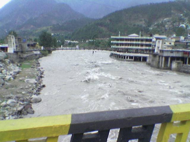 View of bridge @ river Kunhar, Balakot by yasar9