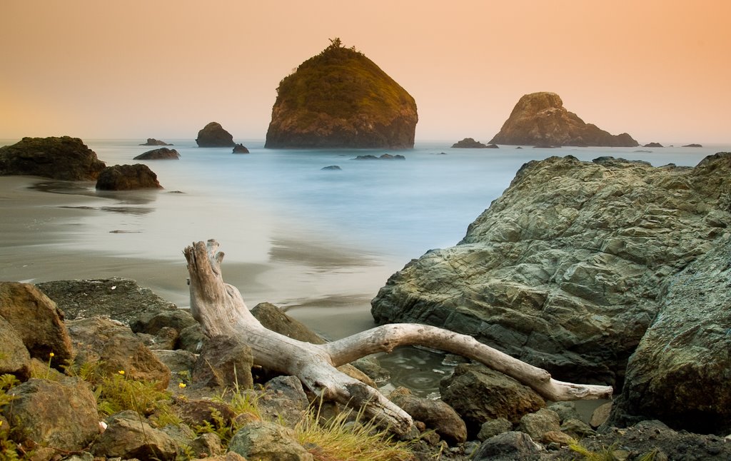 Luffenholtz Beach, Dusk by Greg Nyquist