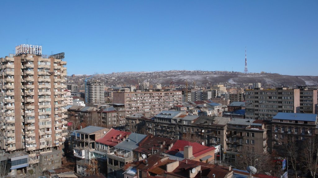 Central Yerevan by Grigor Stamboltsyan