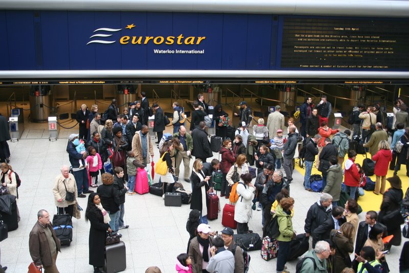 Chaos at Waterloo as Eurostar trains are cancelled due to gas leaks by swamysk