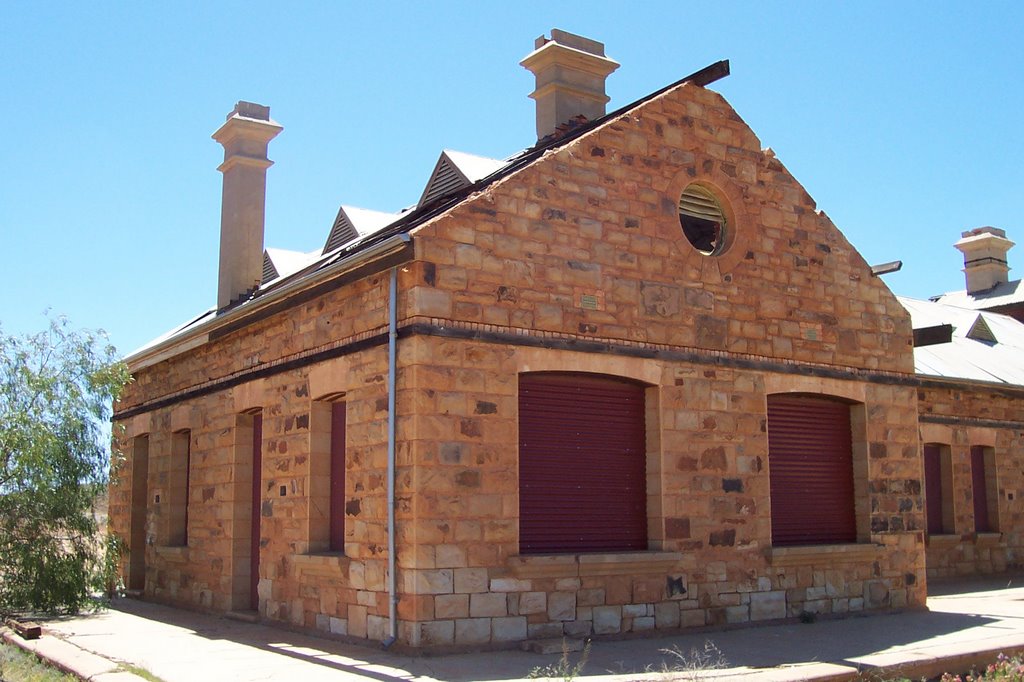 Mine Office Building Near Edge Of Pit by spider52