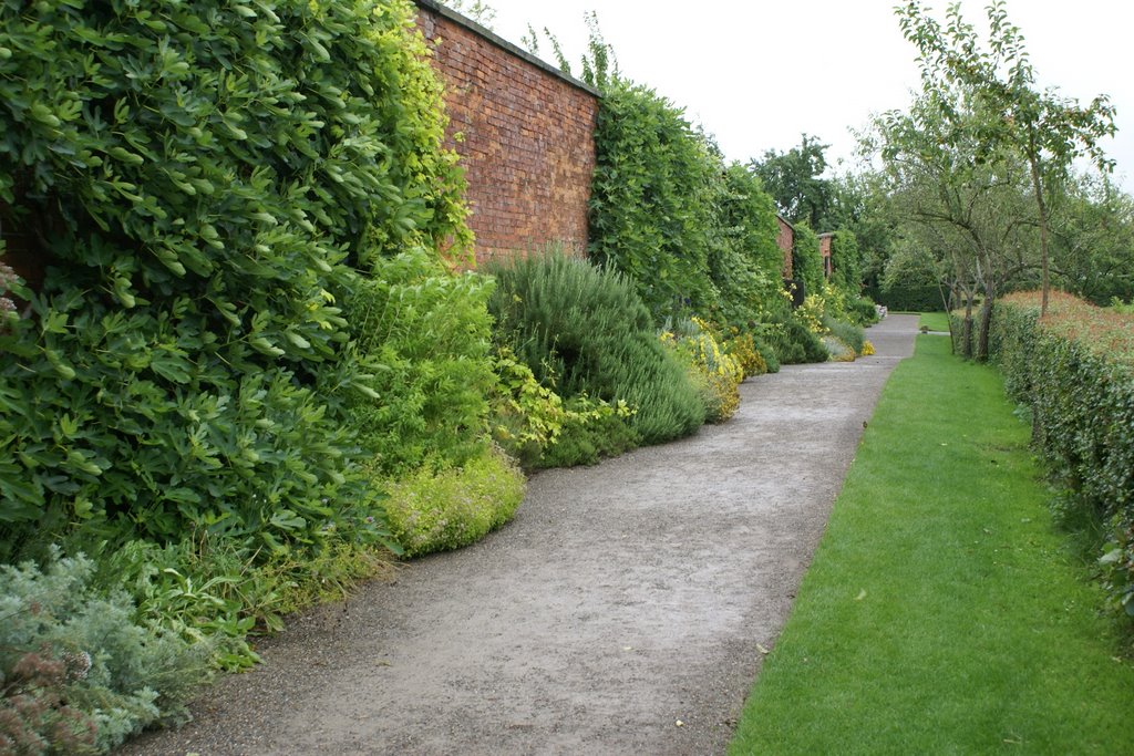 Outside the walled garden, Erddig hall by John Mulder