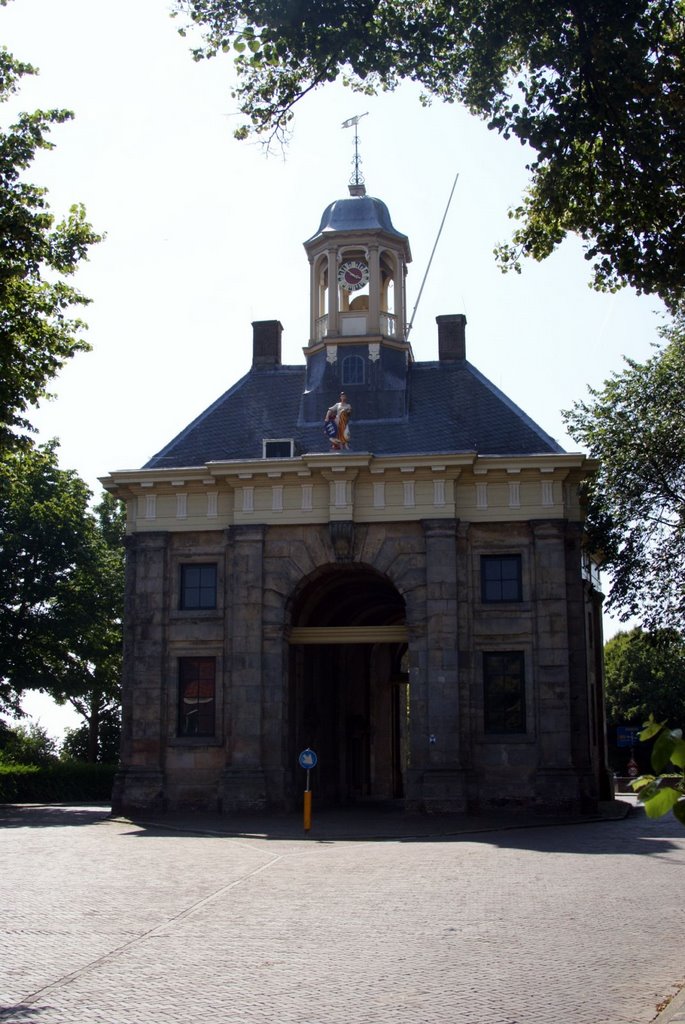 Enkhuizen - Westerstraat - View West on Koepoort or Westerpoort 1649 by txllxt