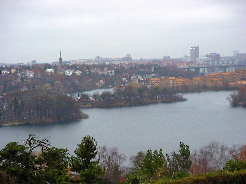 View from Klubbacken,Mälarhöjden,Stockholm,Sweden by Omberg