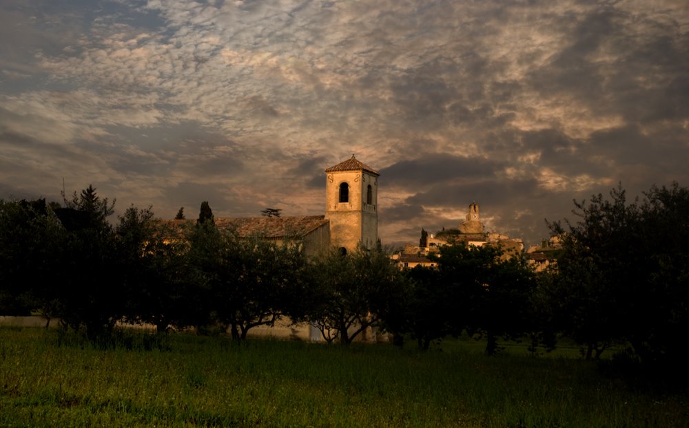 Lourmarin Church by mal smith