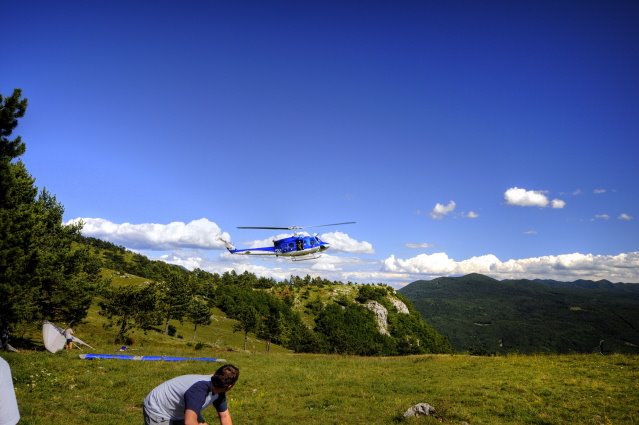 Police helicopter to the rescue- HDR (by Thiago) by slo_thiago