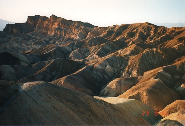 America, California, Death Valley, Zabriskie Point by schabudabu