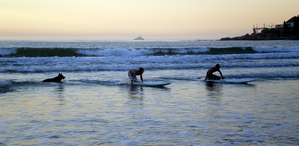 Early morning on the beach by Maria Wagener