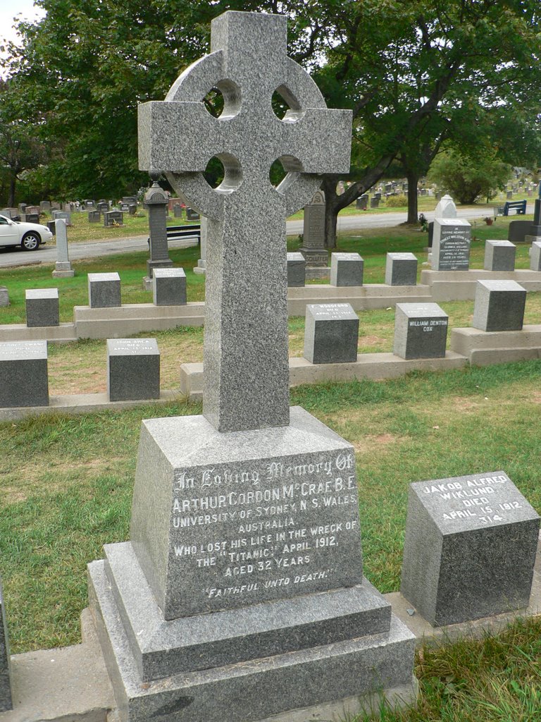 Graveyard for the Famous Titanic Passengers by sKingsley