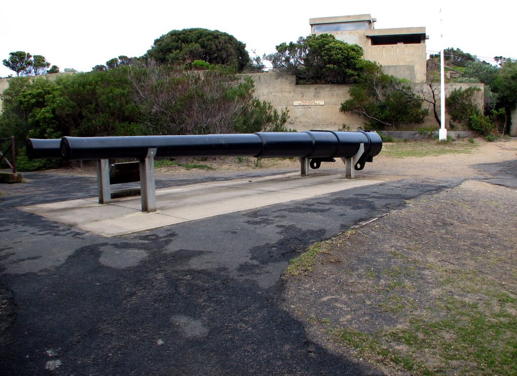 Garrison Artillery Parade Ground [pre WW I]. The two 6" Mark VII guns were used to fire the first Allied shots of WW I [1914] and WW II [1939] while installed at Gun Emplacement 6 by Muzza from McCrae