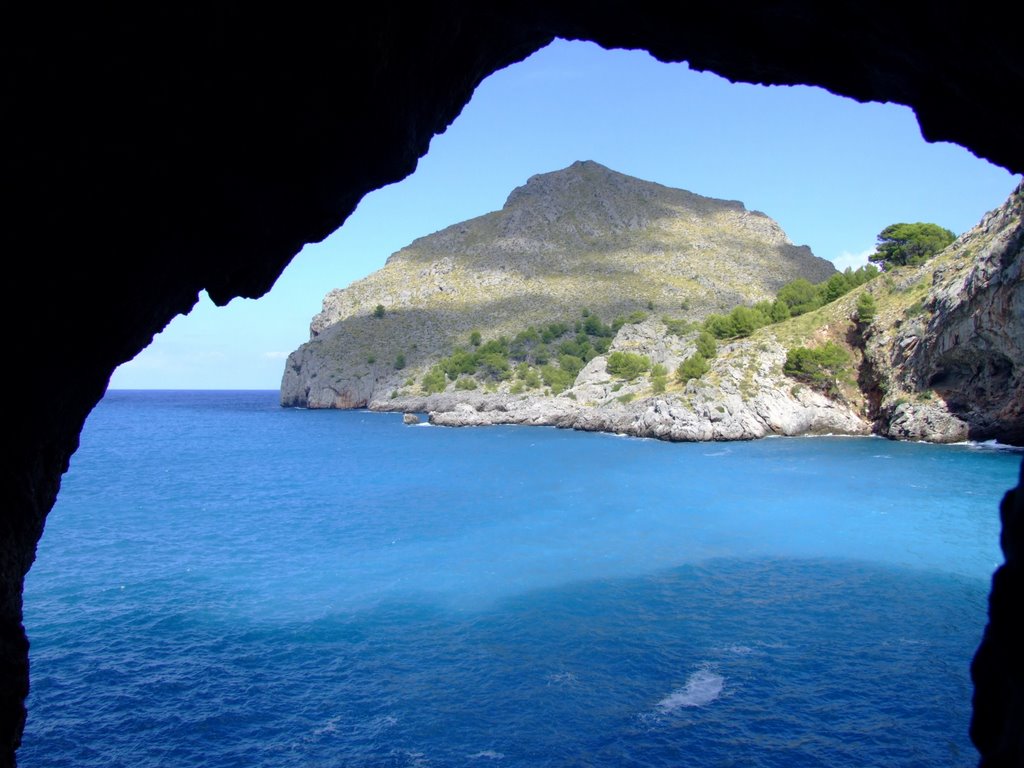 Torrent de Pareis, (from the tunnel), Sa Calobra, Majorca, 26th September 2006 by Patrick Rice