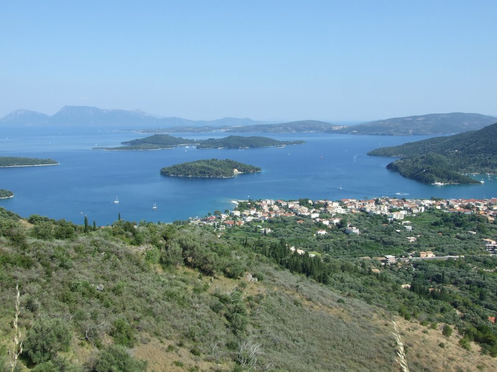 Lefkada - Nidri and islands across by Dule_n