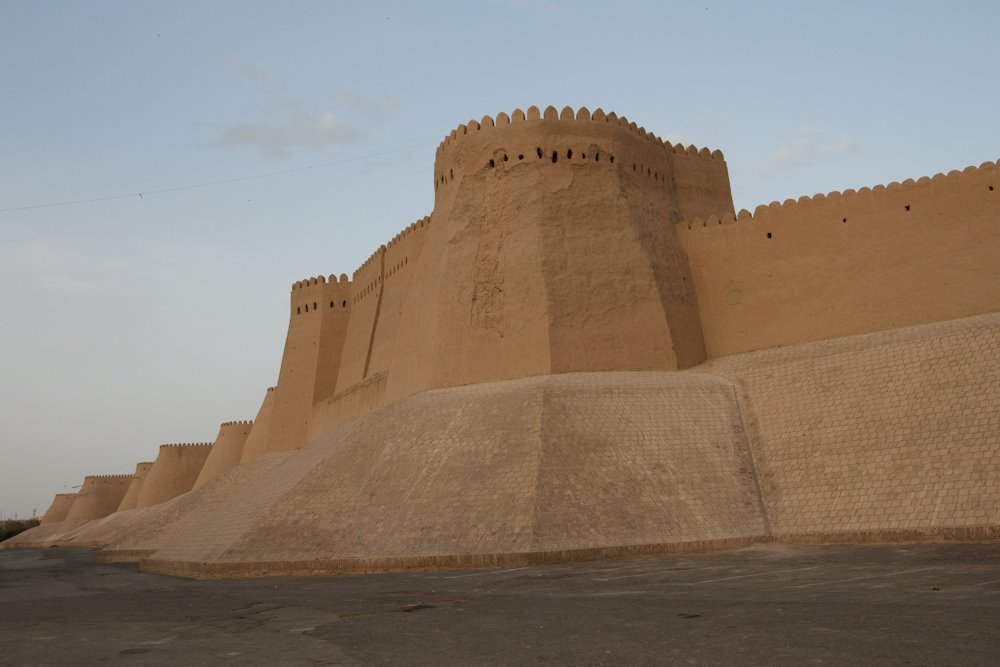 Walls of Ichan-Kala, Khivy, Uzbekistan by svshaf