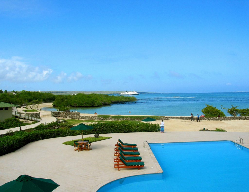 Finch Bay Hotel beach by stakos