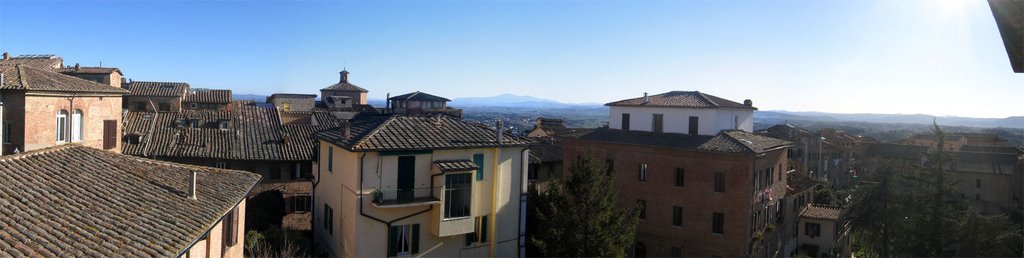 Rooftops of Siena from our hotel window by Craig Sinclair