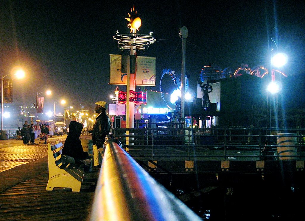 Santa Monica Pier Nocturne by Alvin-San©