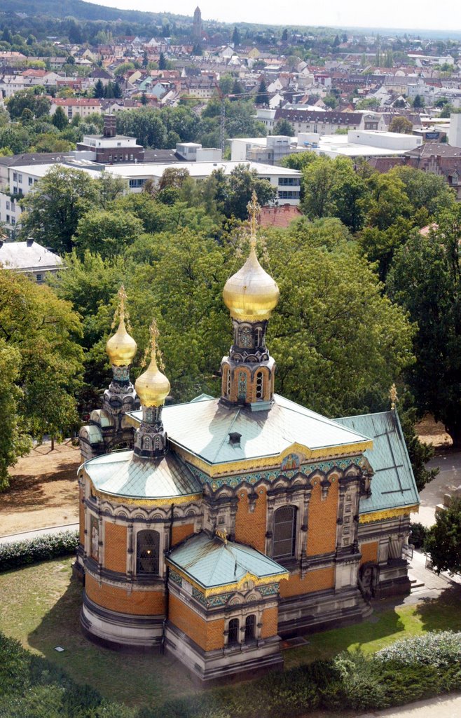 Mathildenhöhe Russische Kapelle by Copyright/ Oliver_We…