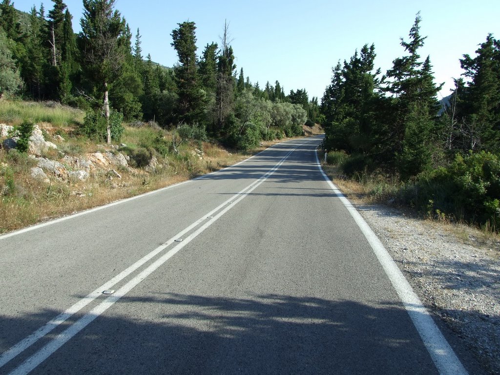 Lefkada - from road to Porto Katsiki by Dule_n