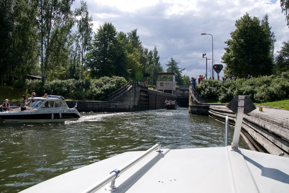 Waiting to enter the canal by A*J*P