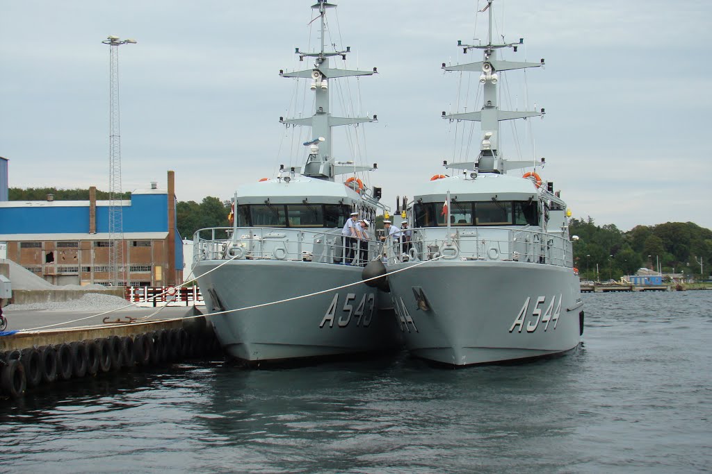 Aabenraa, marinefartøjer by Papkassen save panor…