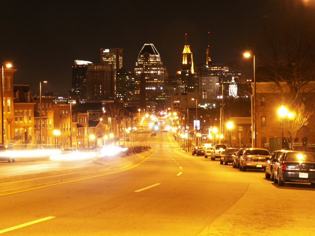 Fayette st looking west. by Phillip Datcher