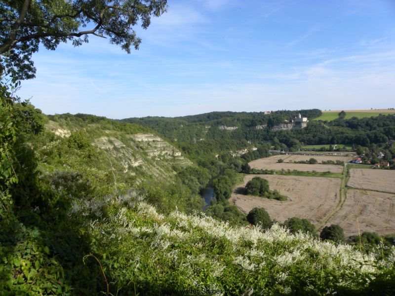 Himmelreich, Blick ins Saaletal by Walter Stuber