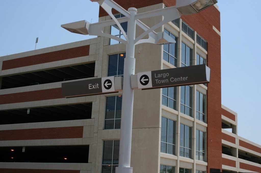 Largo wmata train station. by Phillip Datcher