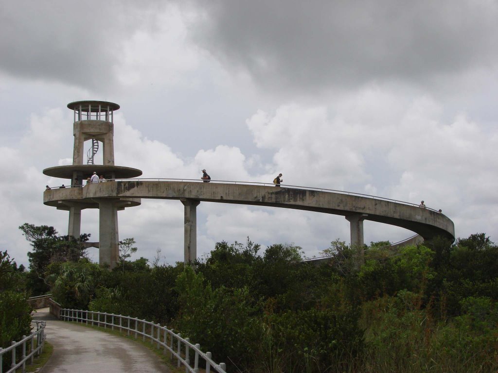 Shark Valley Observation Tower by Christof Verboven