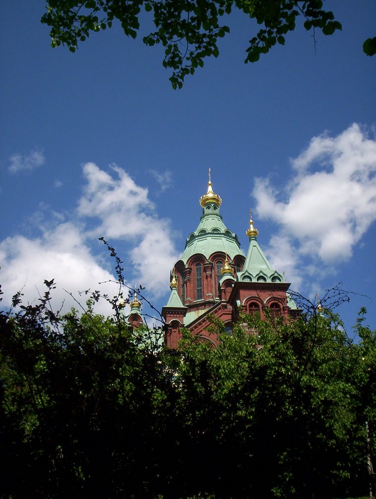 The Uspenski Cathedral from Kanavakatu. by c.s.