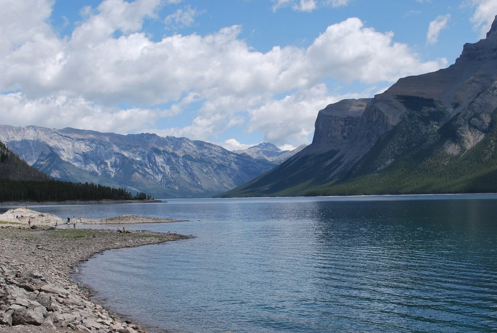 Minnewanka Lake, Alberta by Dubois Marie