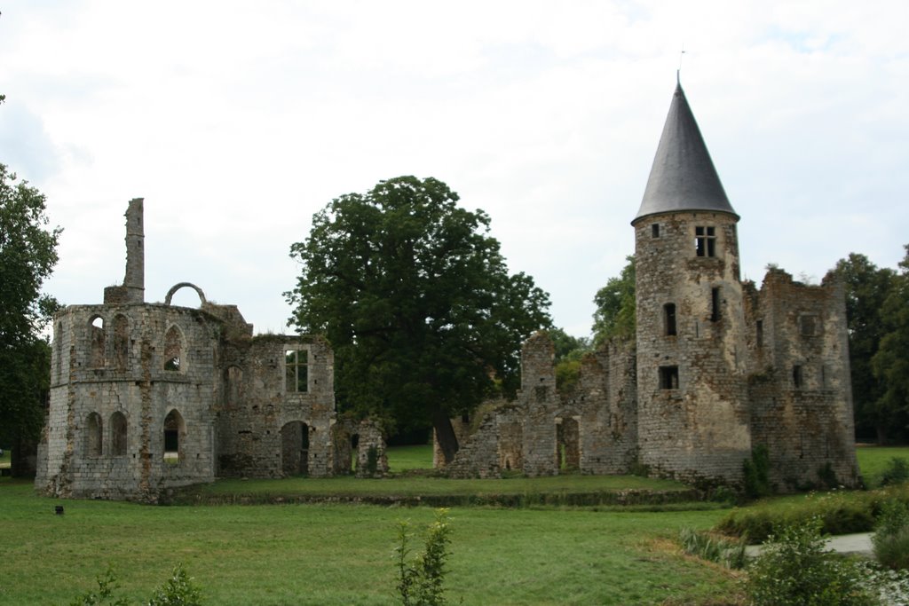 Ruine du château du Vivier XIII° by Parisot Martine