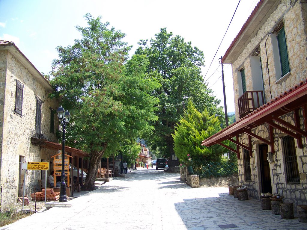 Zarouchla - Village center by Costas Athan