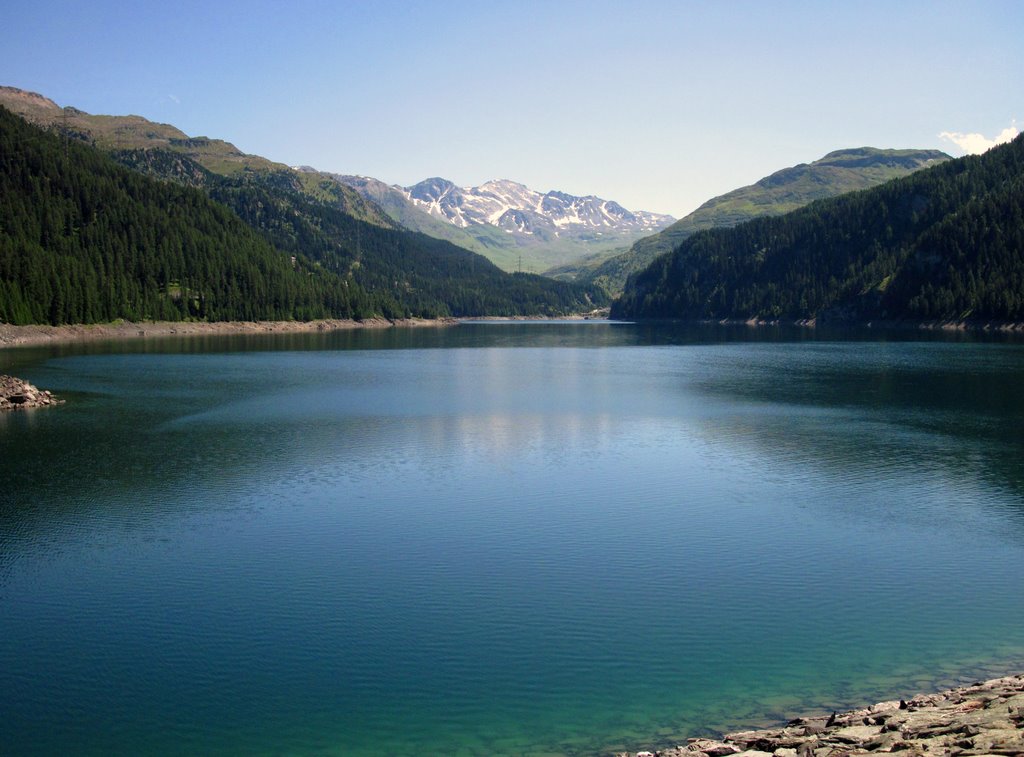 Marmorera lake by dibidooly