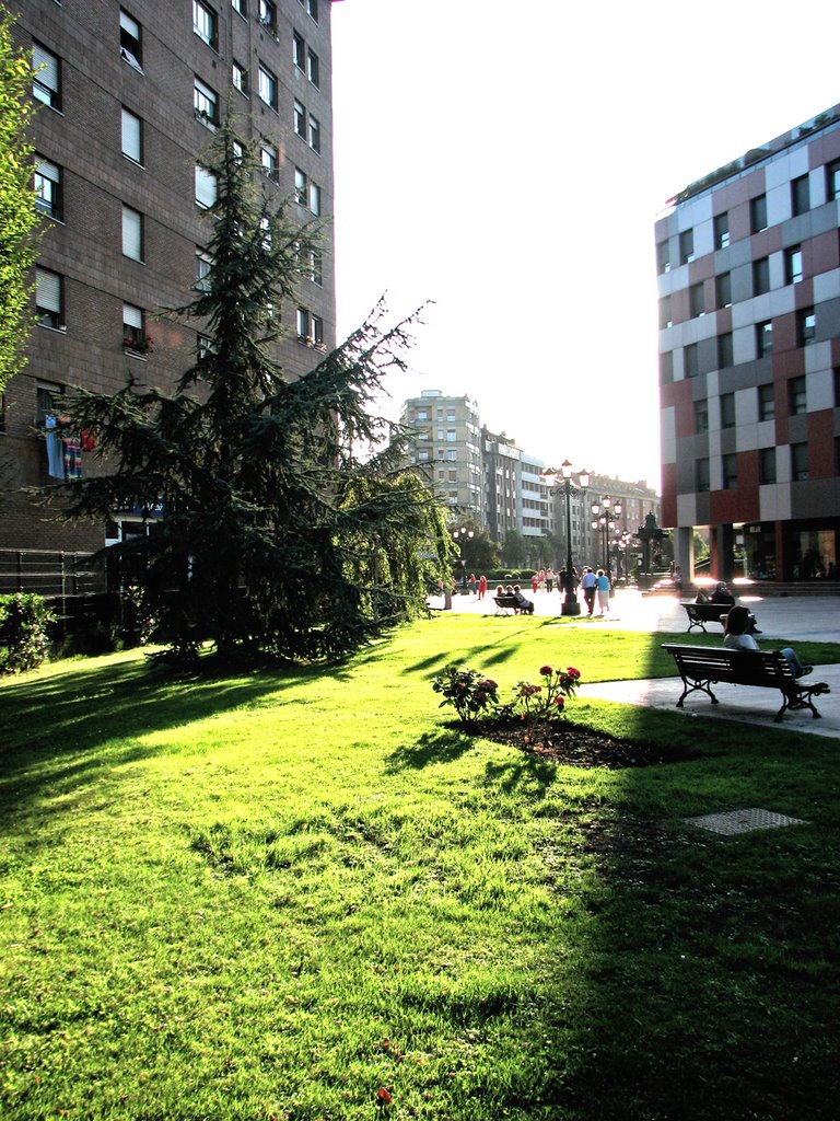 Calle de Marcelino Suárez desde La Losa. Oviedo. Principado de Asturias. by Valentín Enrique