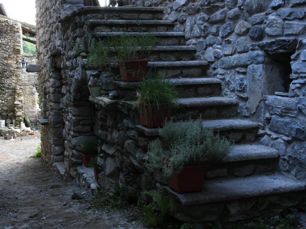 INGRESSO DI UN CORTILE - LASNIGO (CO) by LIZZIR