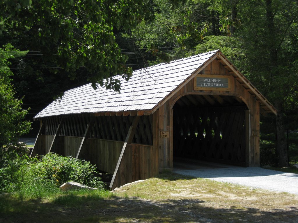 The Bascom Center for the Visual Arts, Covered Bridge, Highlands, NC by DavidLintonWatters