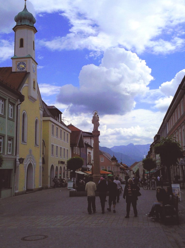 Mariensäule in Murnau by pezi36