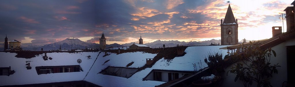 Sorgere del sole su cuneo by Erik Zauli