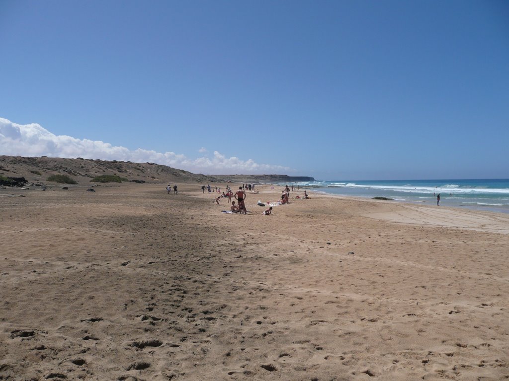 Langer Strand von El Cotillo by Marc Offenbacher