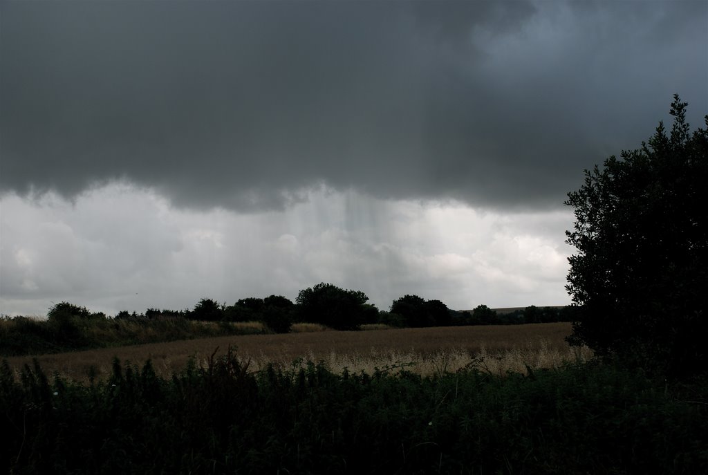 Evening rain nearing Mowbray Field by wedge35