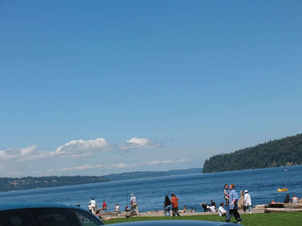 Owens Beach on a Beautiful Day by J. A. Munoz