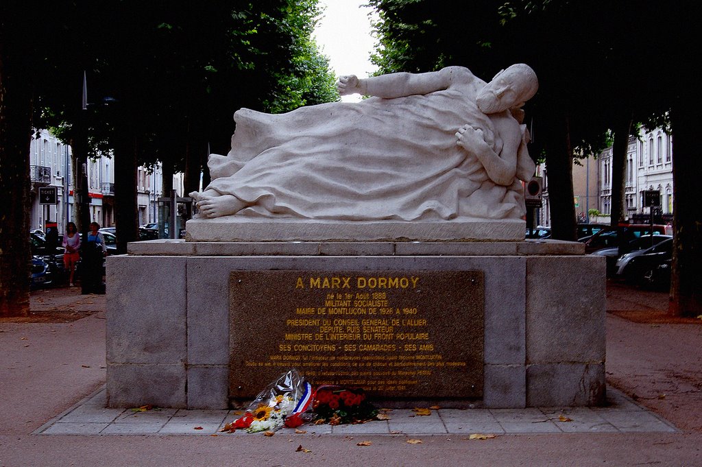 A memorial for A. Marx Dormoy in Montlucon, France by © Andre Speek