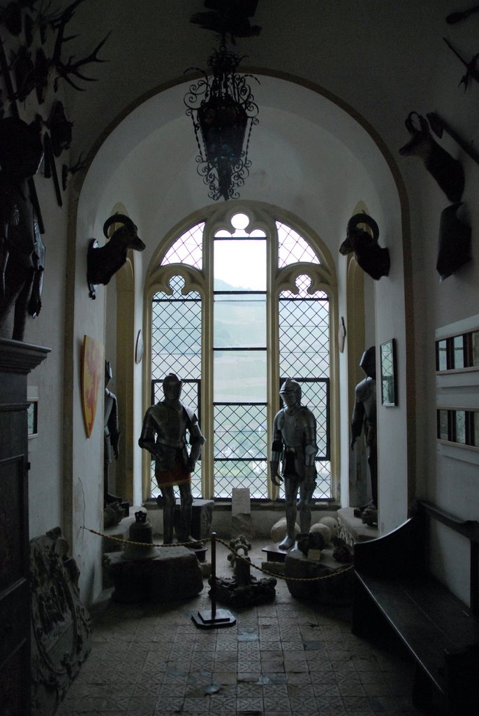 Entrance Hall at Castle Rheinstein by Oliver Wahler