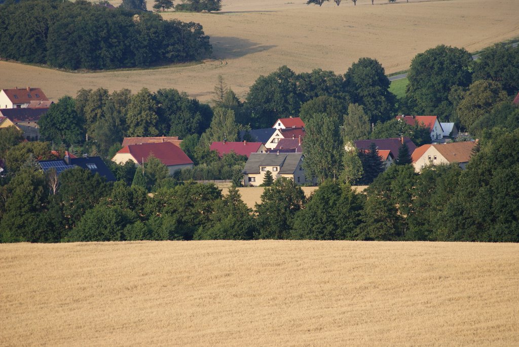 Meschwitz aus Richtung Rachlau am 05.08.09 Abends by von-Biedenfeld