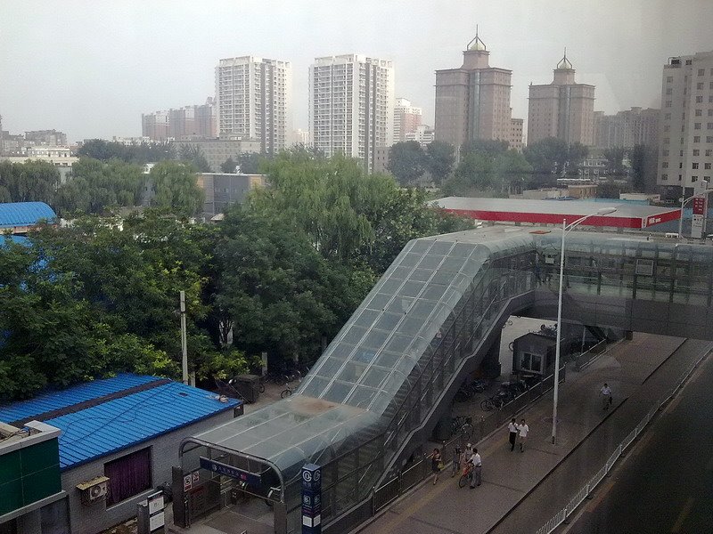 北京大屯地铁站往东南方向望 View southeast from Datun subway station（2009.8） by eggmilk