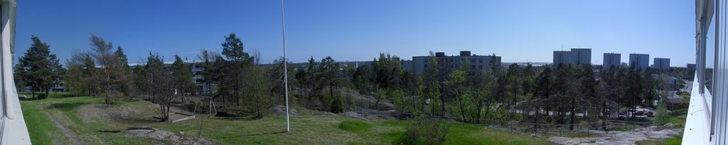 180 degree view from Pihlajamäki to SE by Laura Terälahti